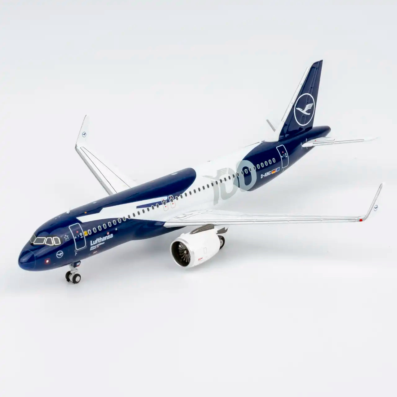 NG Models 1:400 Lufthansa Airbus A320neo F-AING "100th Anniversary" 15072