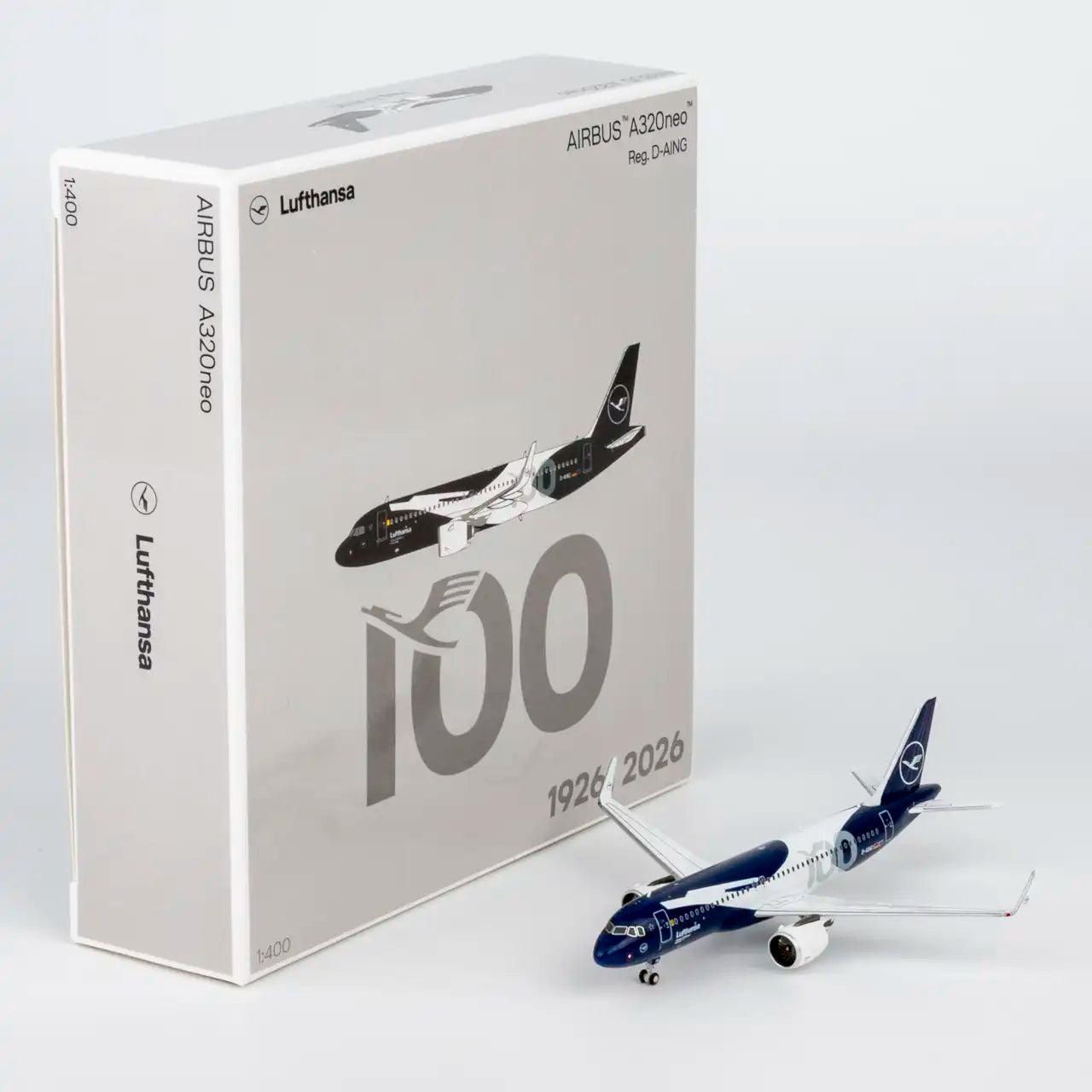 NG Models 1:400 Lufthansa Airbus A320neo F-AING "100th Anniversary" 15072