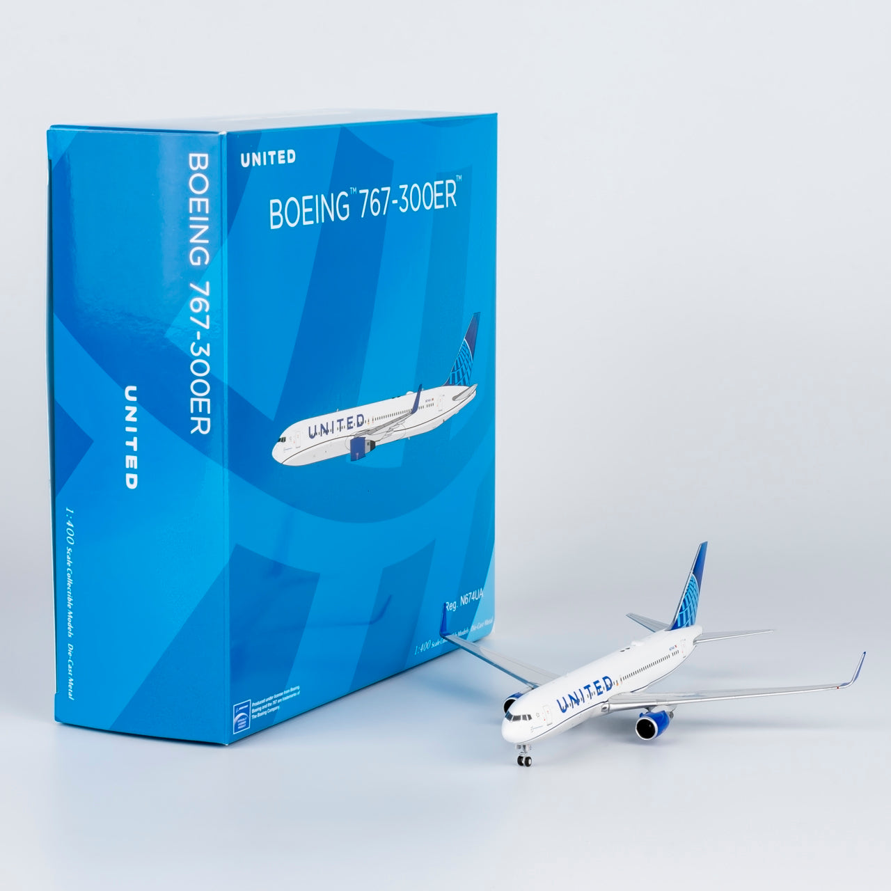 NG Models 1:400 United Airlines Boeing 767-300ER N674UA 17006