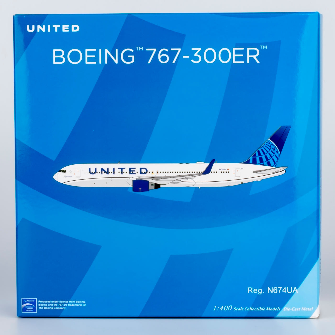 NG Models 1:400 United Airlines Boeing 767-300ER N674UA 17006