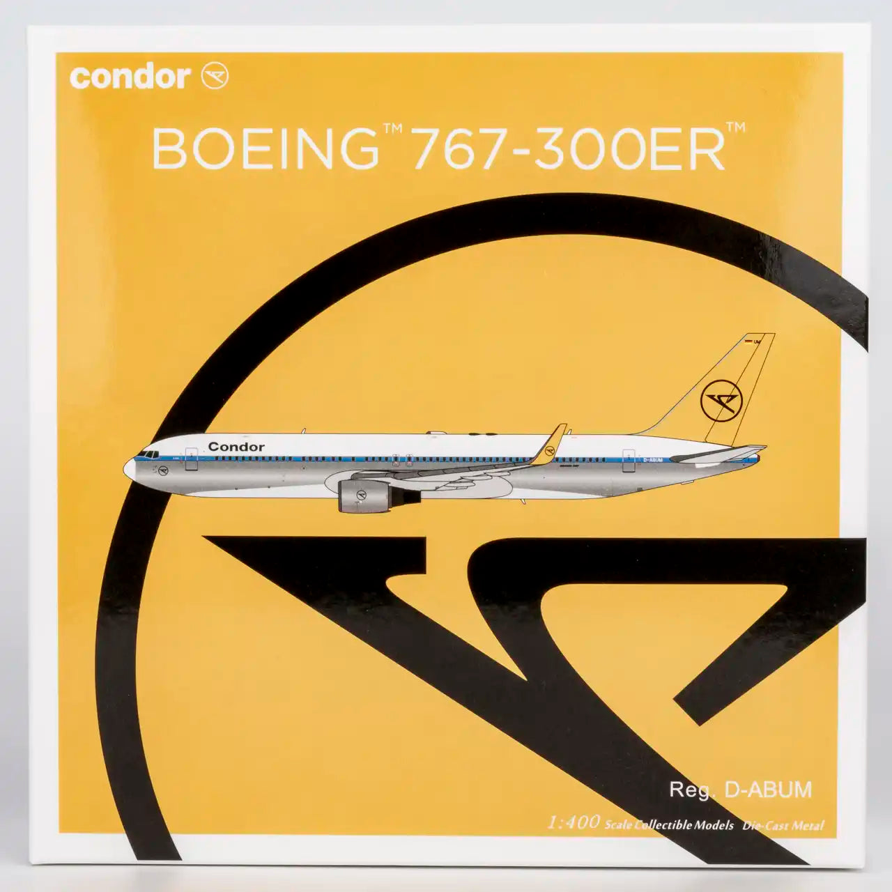 NG Models 1:400 Condor Boeing 767-300ER D-ABUM "retro colors with white nose" 17009