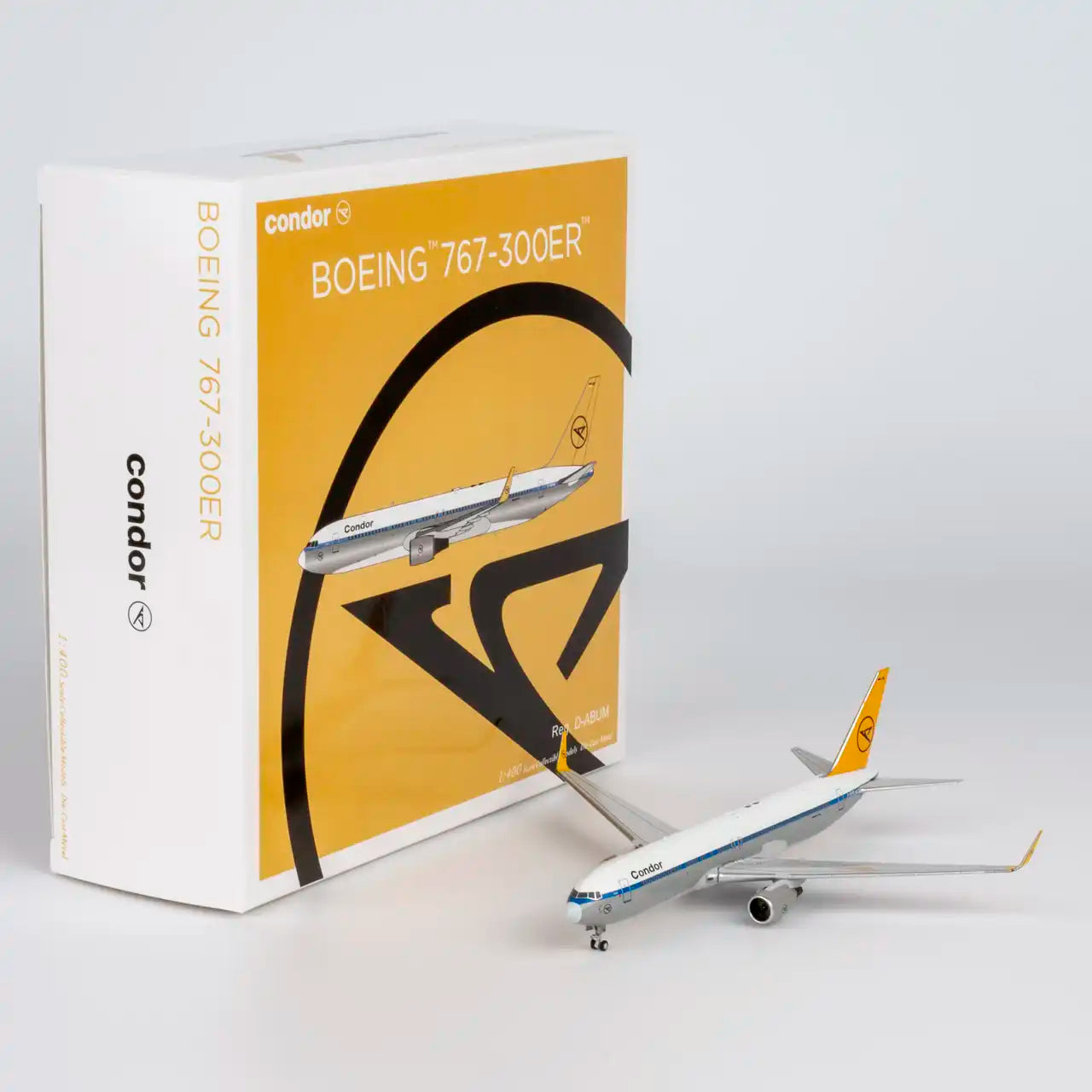 NG Models 1:400 Condor Boeing 767-300ER D-ABUM "retro colors with white nose" 17009