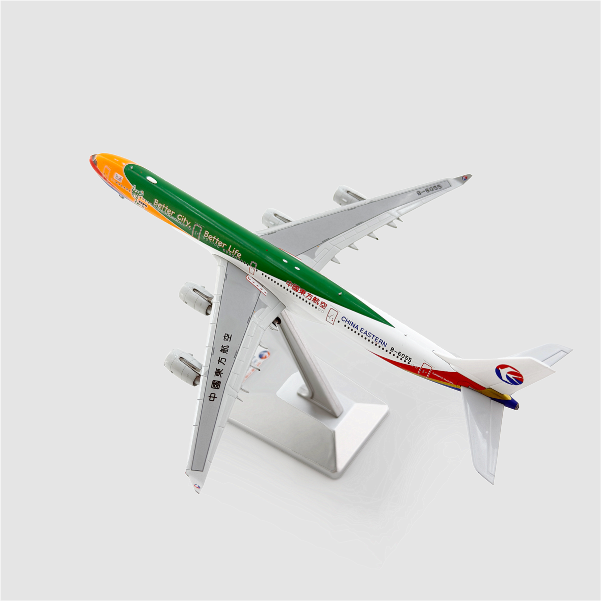 YY Wings 1:400 China Eastern Airbus A340-600 B-6055 "Shanghai Expo 2010"