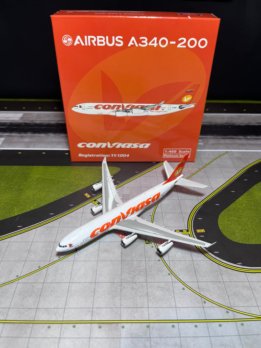 Phoenix Models 1:400 Conviasa Airbus A340-200 YV1004 PH11356