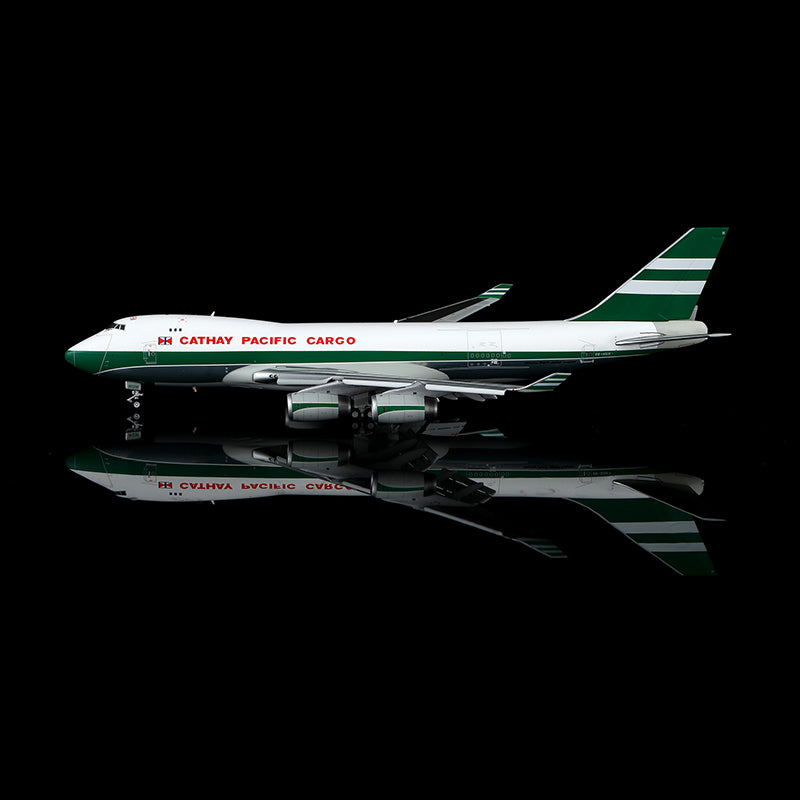 YY Wings 1:400 Cathay Pacific Boeing 747-400F VR-HUH Flaps Down YY74421F