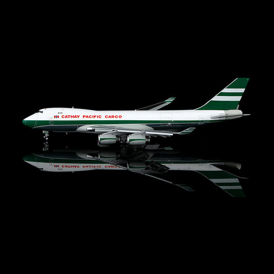 YY Wings 1:400 Cathay Pacific Boeing 747-400F VR-HUH Flaps Down YY74421F