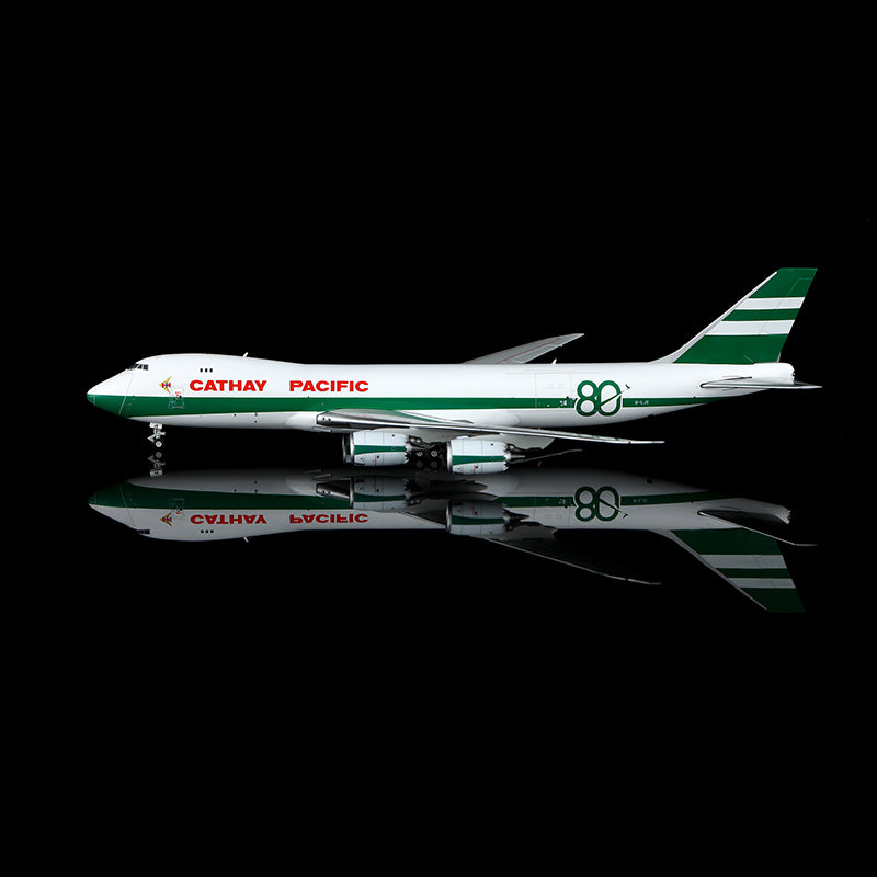 YY Wings 1:400 Cathay Pacific Cargo Boeing 747-8F B-LJE "80th Retro" Interactive YY74809C