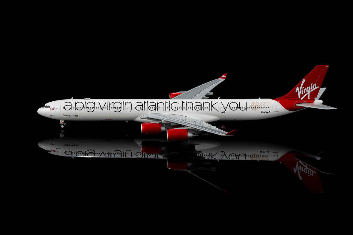 YY Wings 1:400 Virgin Atlantic Airbus A340-600 G-VNAP "Thank You"