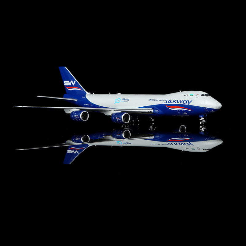 HX Models 1:400 Silk Way West Airlines Boeing 747-8F VQ-BVB