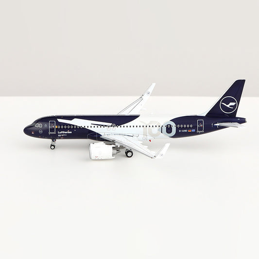HX Models 1:400 Lufthansa Airbus A320neo D-AIND "100th Anniversary"