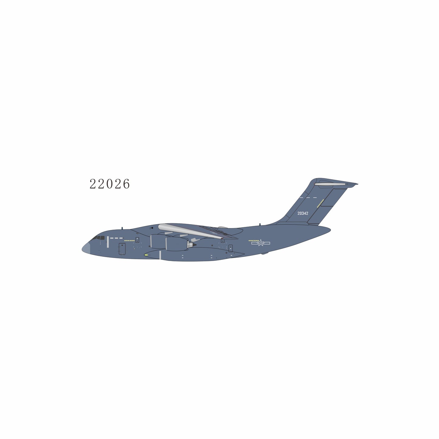 NG Models 1:400 PLA Air Force Xi'an Y-20B 20342 22026