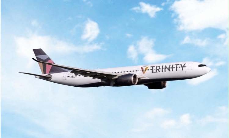 Pre-Order Phoenix Models 1:400 Trinity Airways Airbus A330-900 HL8748 12125