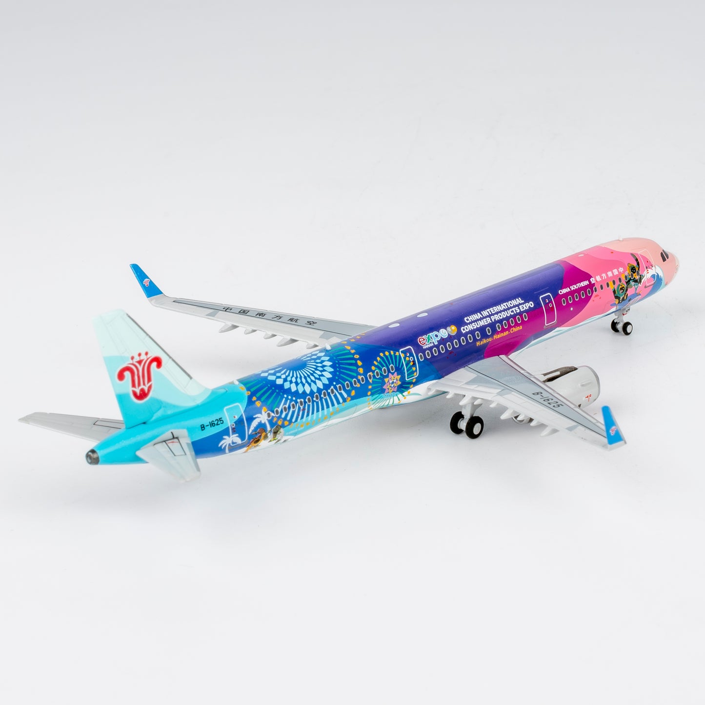 NG Models 1:400 China Southern Airlines Airbus A321 B-1625 "CICP Expo" 24058