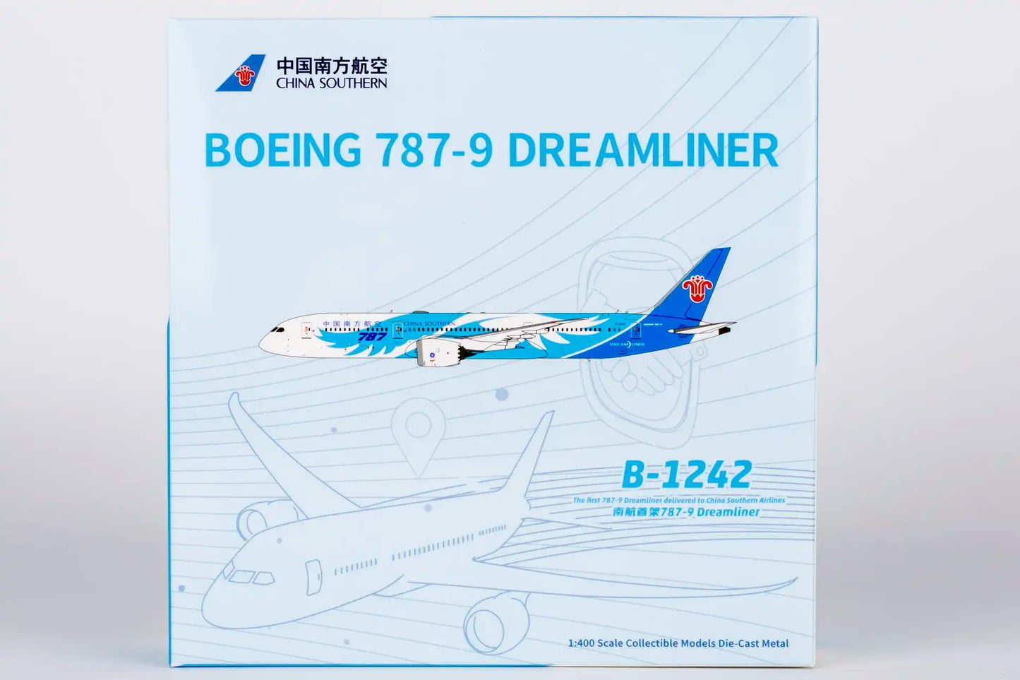 NG Models 1:400 China Southern Airlines Boeing 787-9 B-1242 "1sth 787-9" 24177