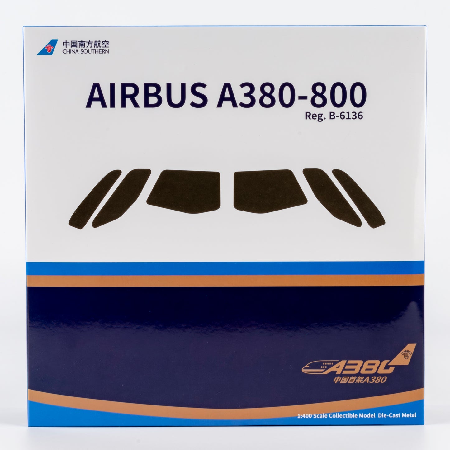 NG Models 1:400 China Southern Airbus A380 B-6136 "First A380 for China" 24626