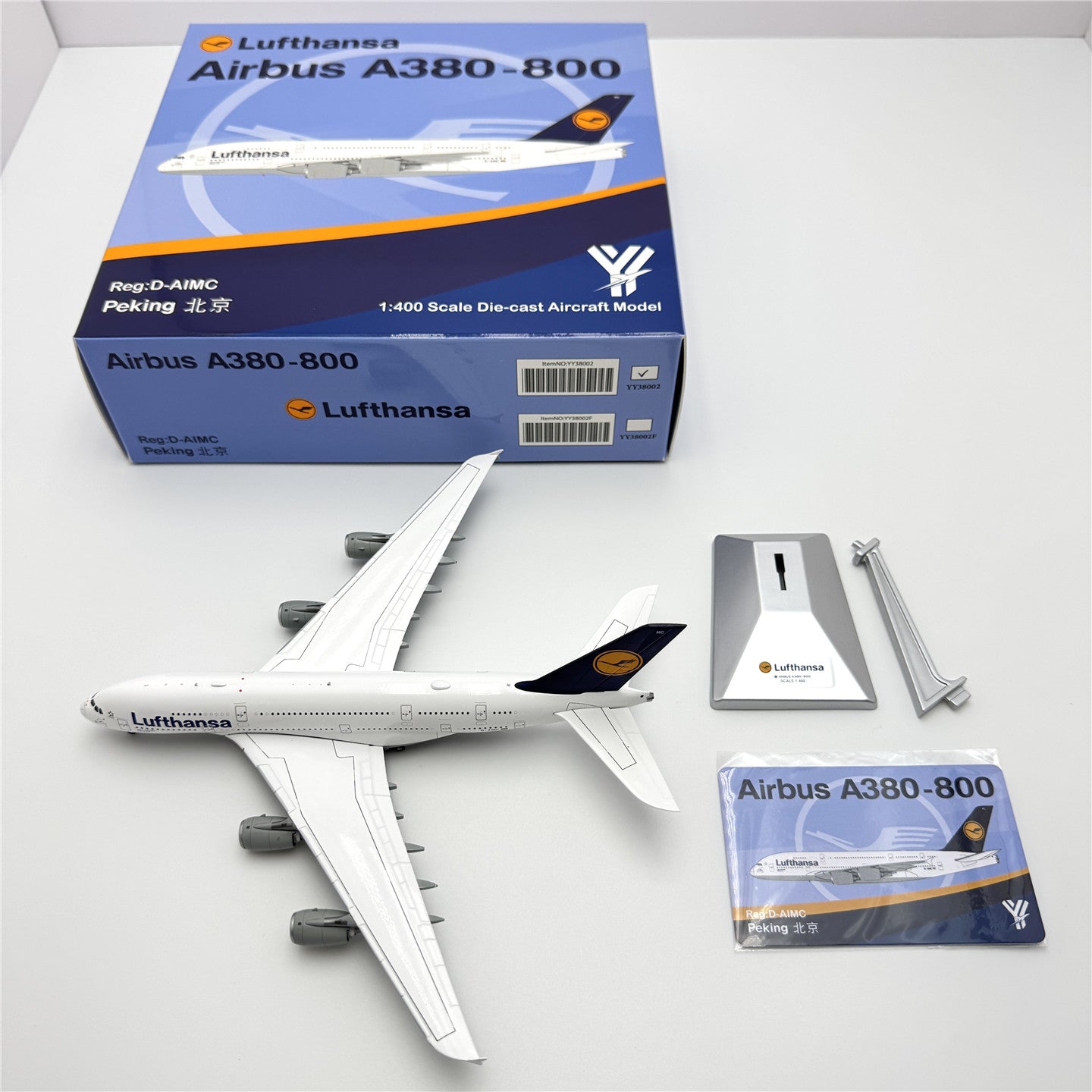 Pre-Order YY Wings 1:400 Lufthansa Airbus A380 D-AIMC Old Livery