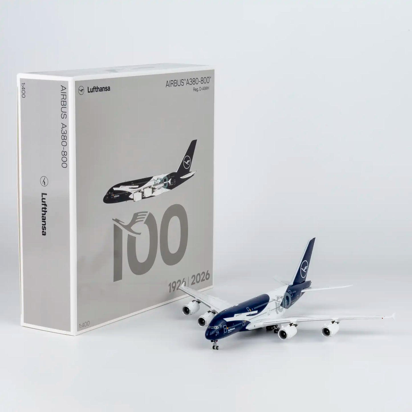 NG Models 1:400 Lufthansa Airbus A380 D-AIMH "100 Years" 38002