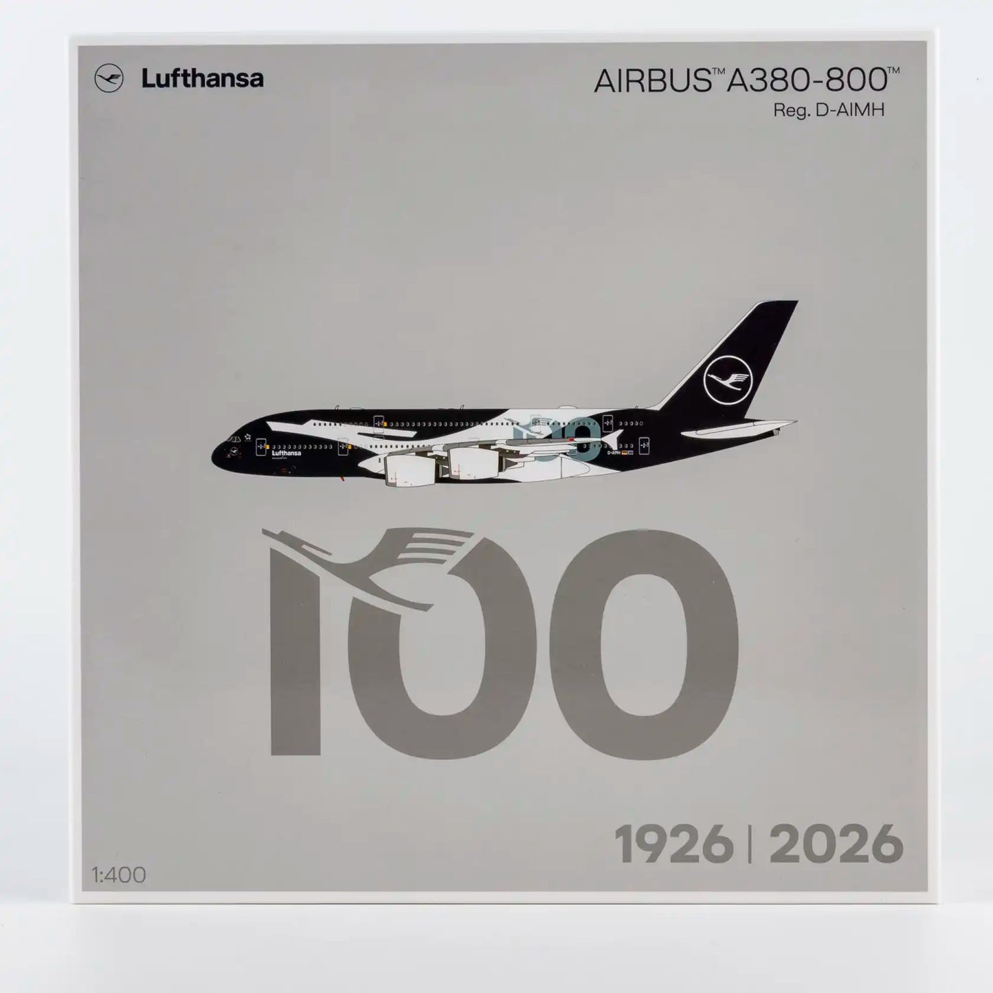 NG Models 1:400 Lufthansa Airbus A380 D-AIMH "100 Years" 38002