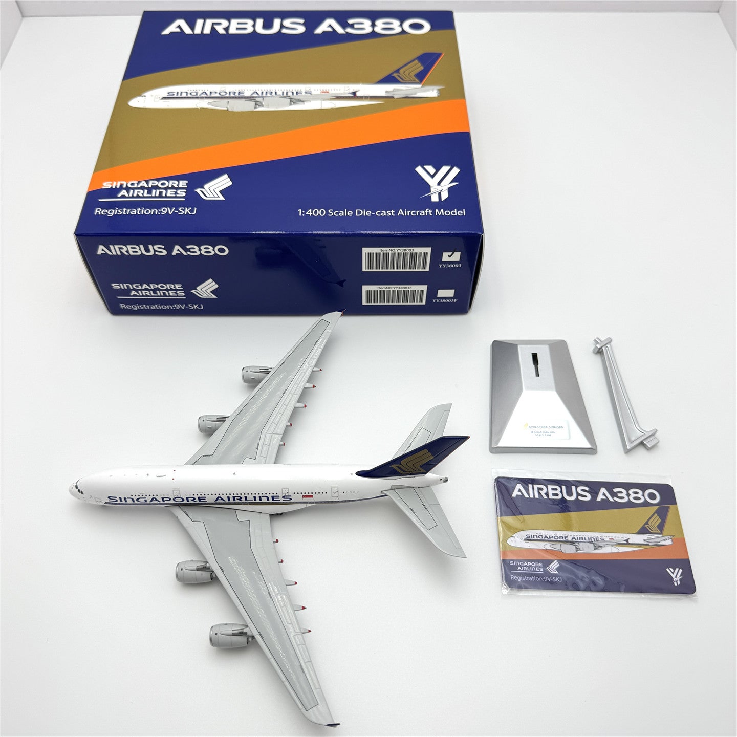 Pre-Order YY Wings 1:400 Singapore Airlines Airbus A380 9V-SKJ