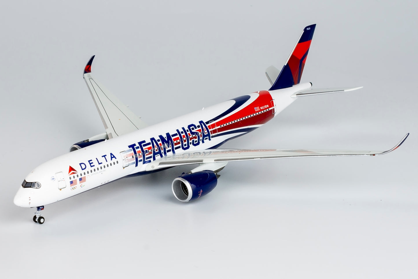 NG Models ULTIMATE 1:400 Delta Air Lines Airbus A350-900 "Team USA" N521DN NG 39082