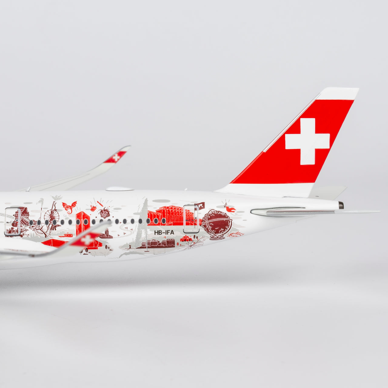 NG Models ULTIMATE 1:400 Swiss Air Airbus A350-900 HB-IFA "Wanderlust" 39100