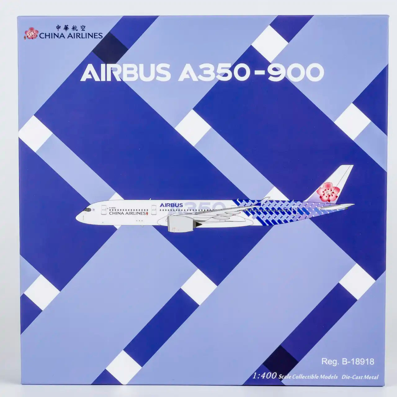 NG Models ULTIMATE 1:400 China Airlines Airbus A350-900 B-18918 "Carbon Fiber" 39101