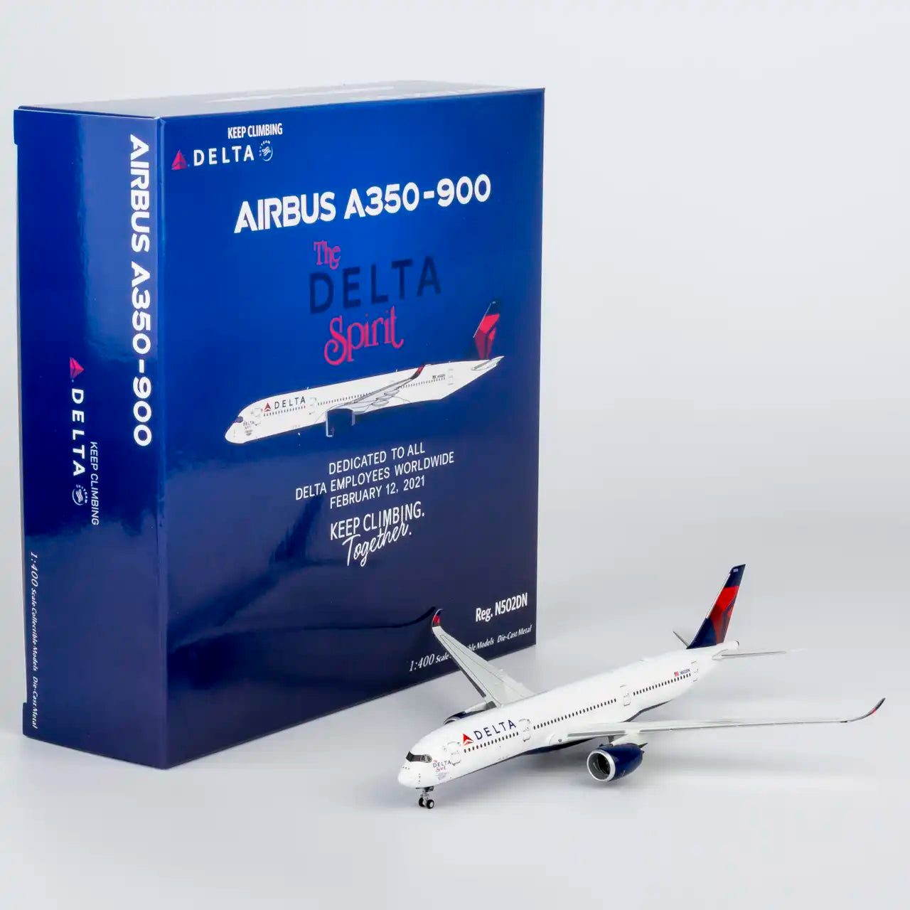 NG Models 1:400 Delta Air Lines Airbus A350-900 N502DN "The Delta Spirit" 39119