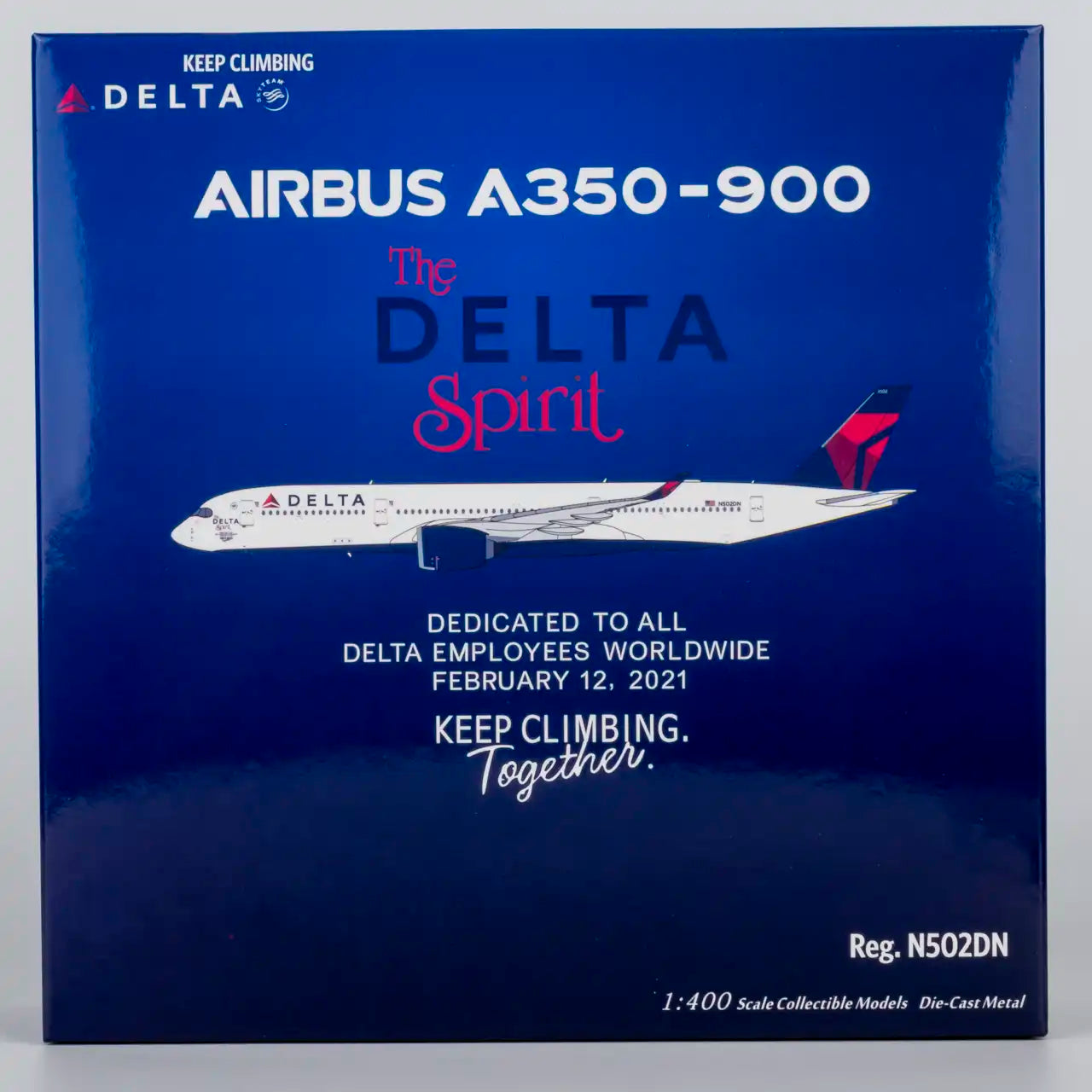 NG Models 1:400 Delta Air Lines Airbus A350-900 N502DN "The Delta Spirit" 39119