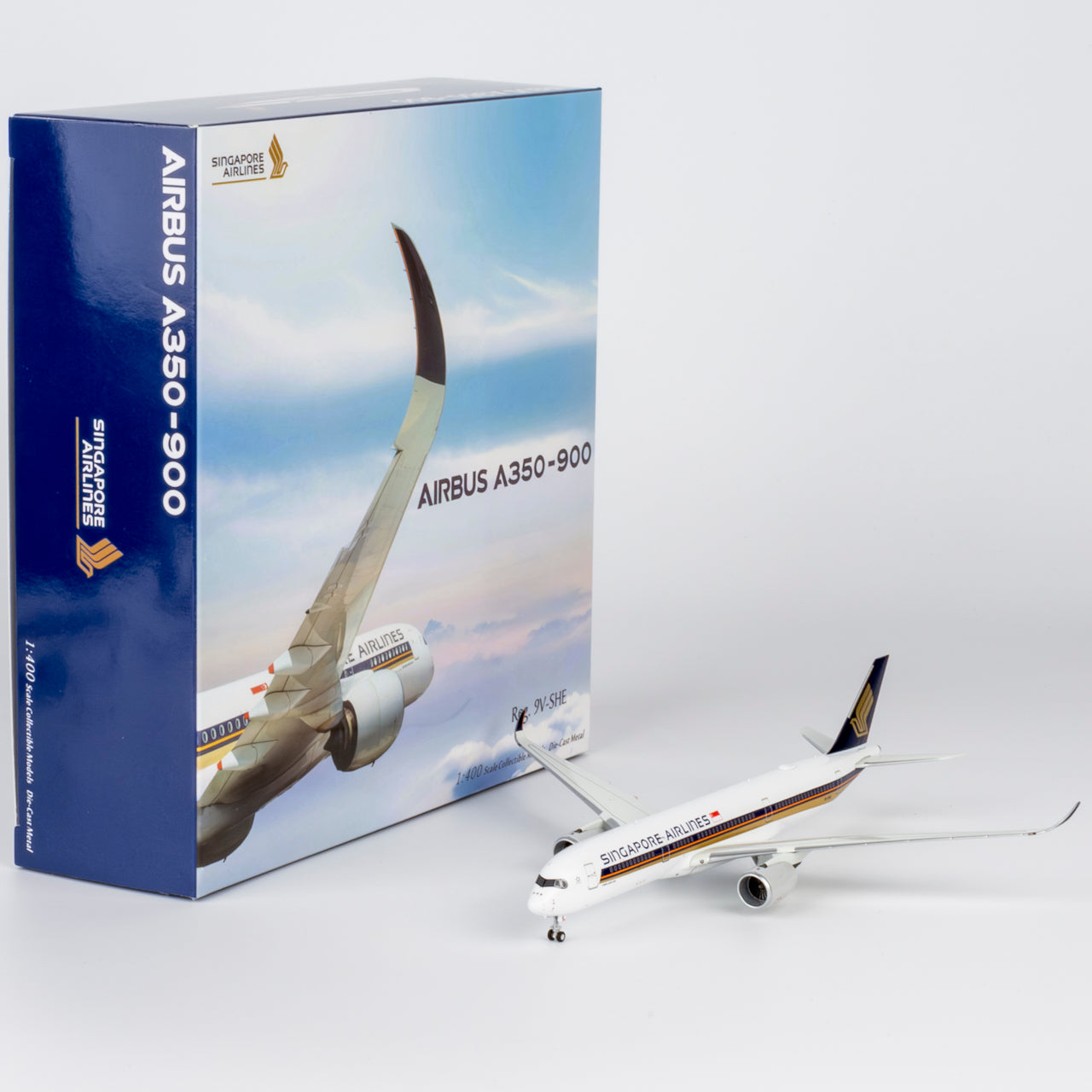 NG Models 1:400 Singapore Airlines Airbus A350-900 9V-SHE 39122