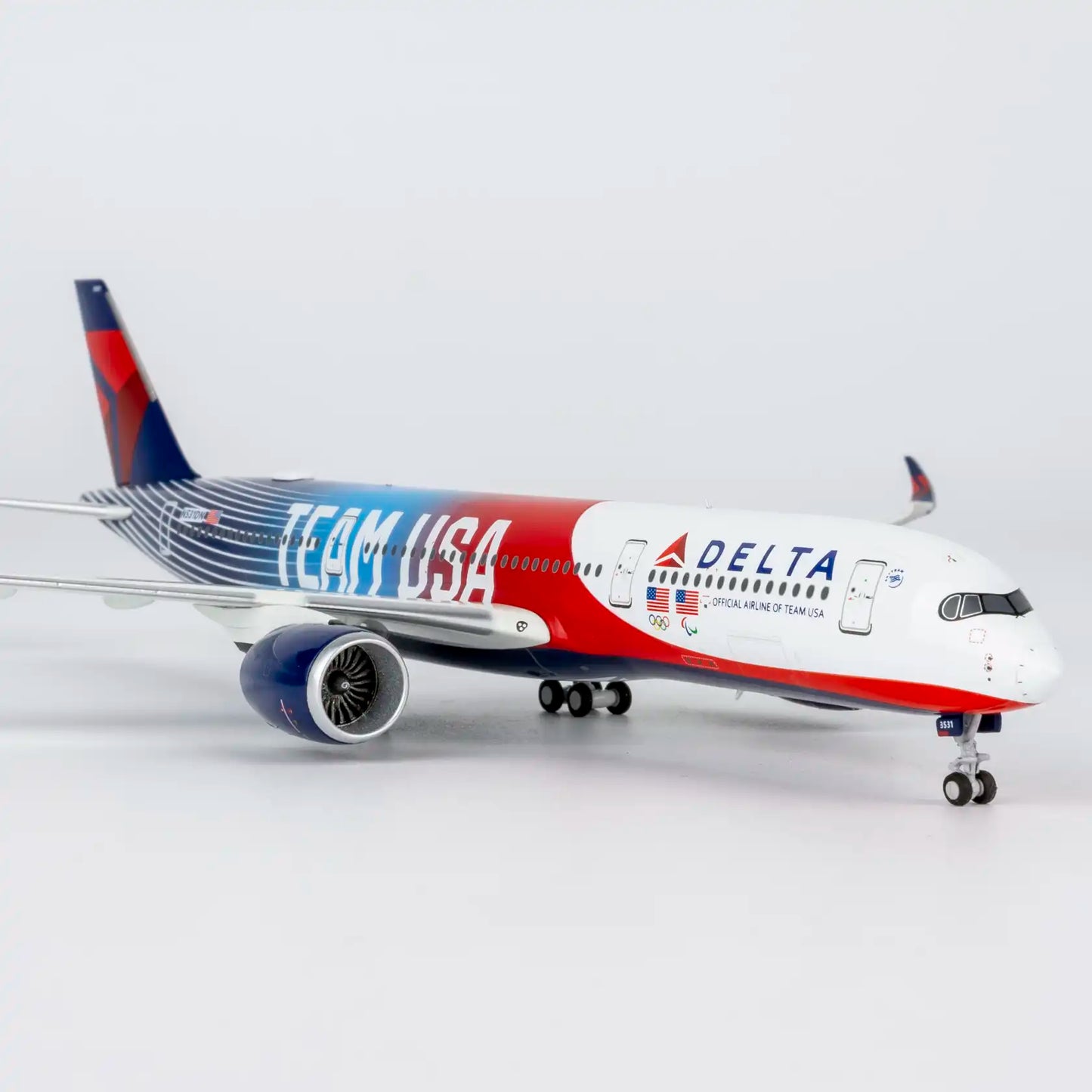 NG Models 1:400 Delta Air Lines Airbus A350-900 N531DN "Team USA" 39124