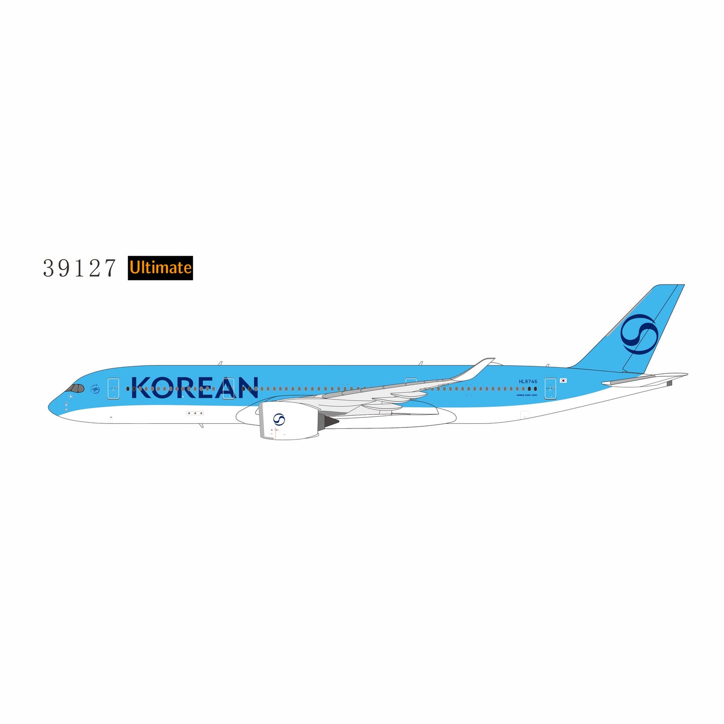 Pre-Order NG ULTIMATE 1:400 Korean Air Airbus A350-900 HL8746 39127