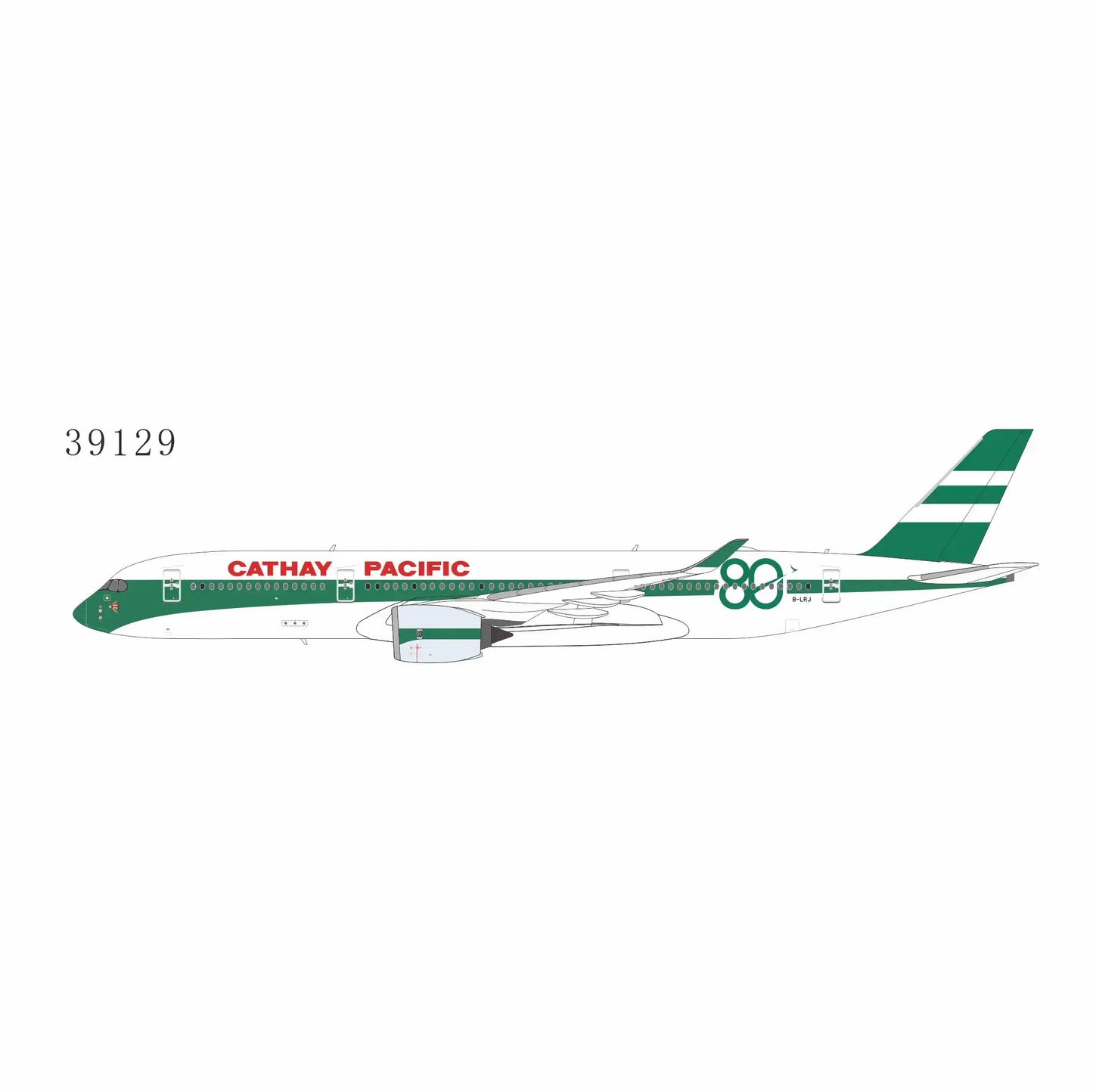 NG Models 1:400 Cathay Pacific Airway Airbus A350-900 B-LRJ "80th Anniversary" 39129