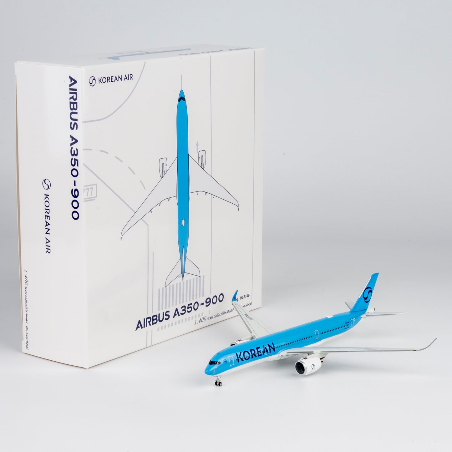 NG Models 1:400 Korean Air Airbus A350-900 HL8746 39132