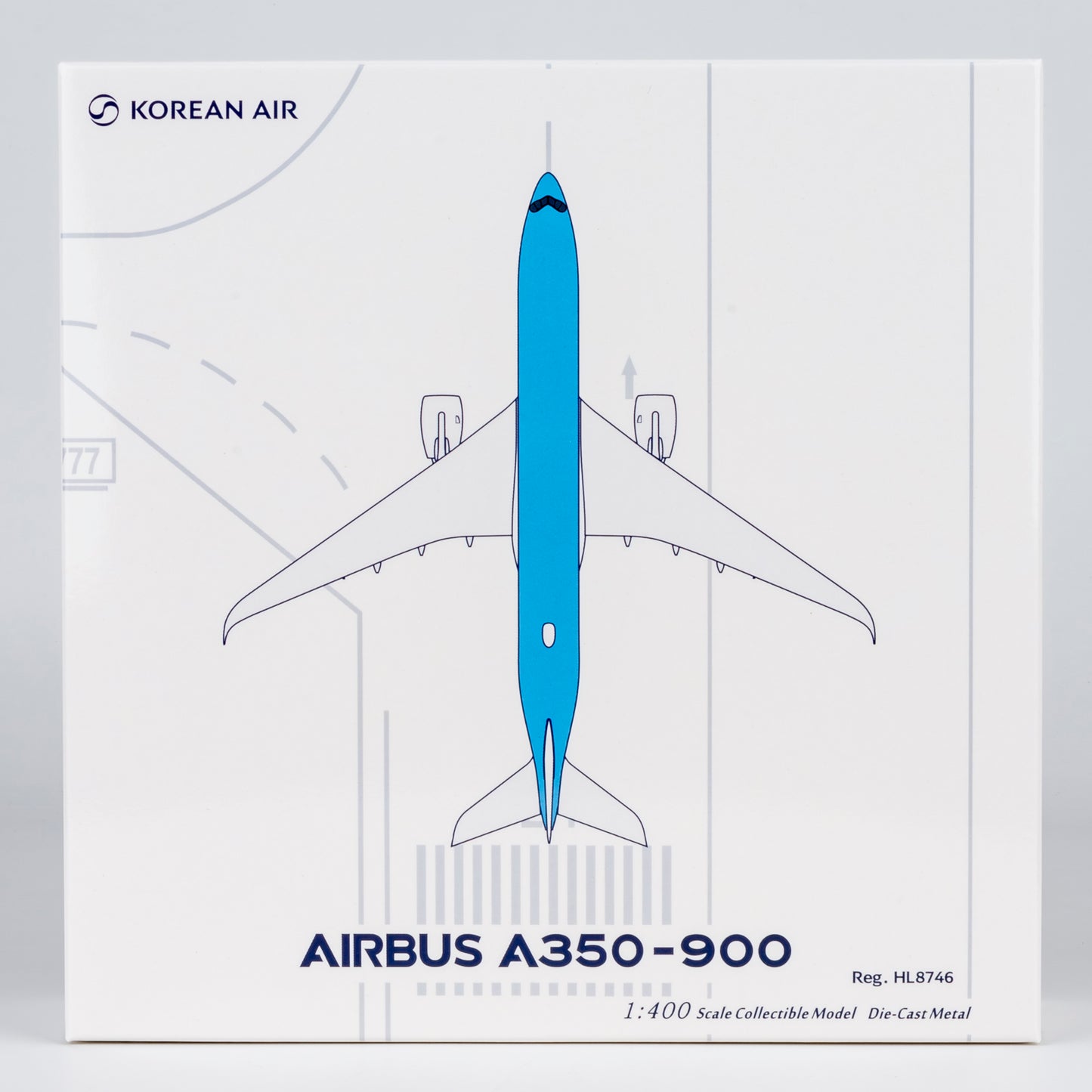 NG Models 1:400 Korean Air Airbus A350-900 HL8746 39132