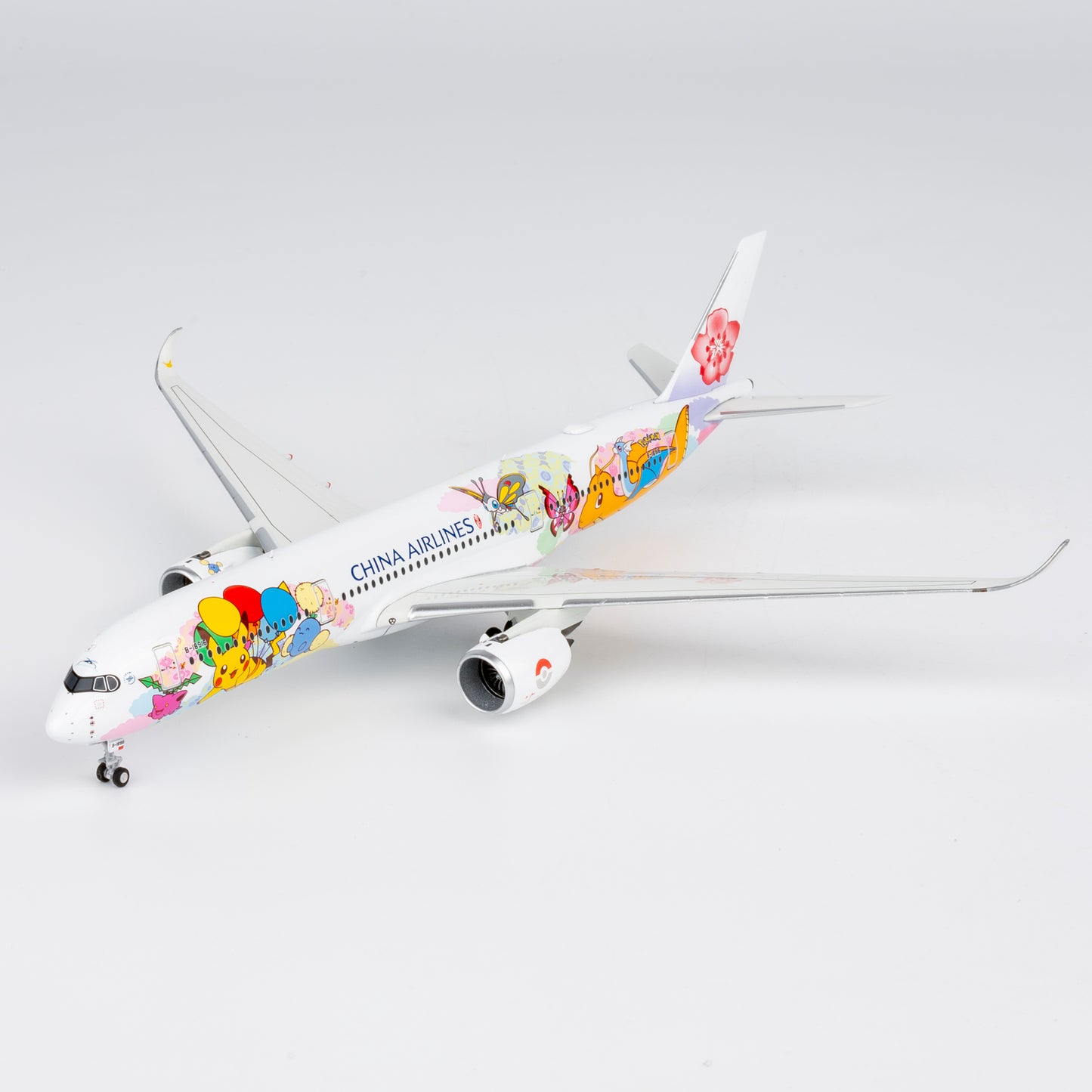 NG Models 1:400 China Airlines Airbus A350-900 B-18916 "Pikachu Jet" 39134
