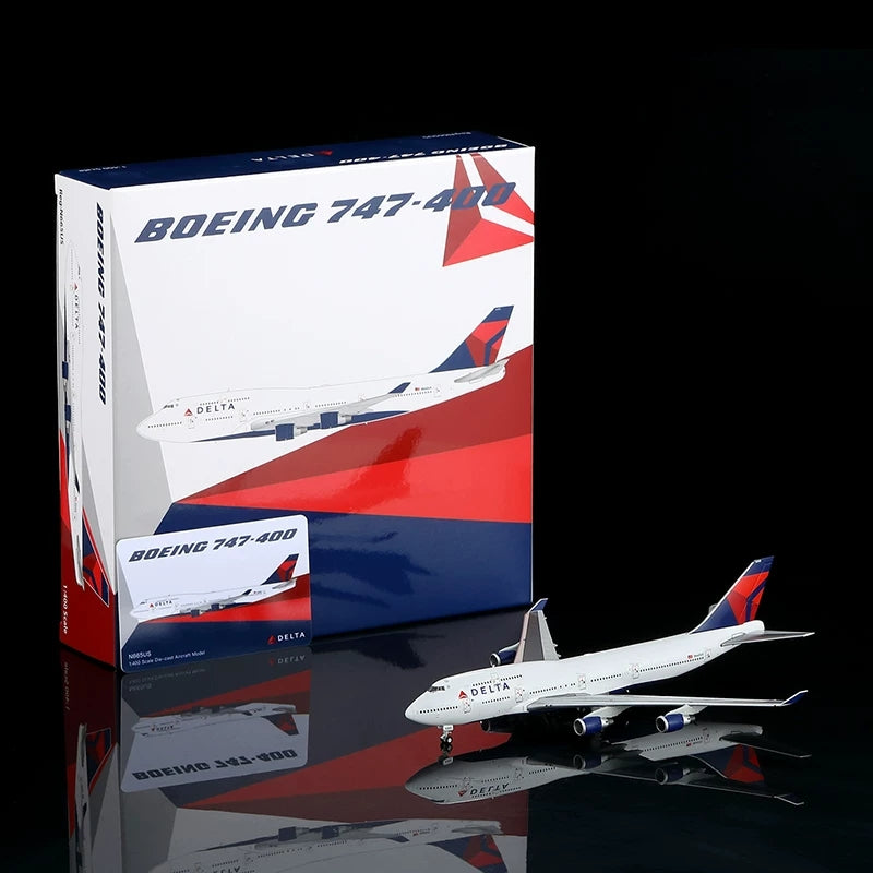 HX Models 1:400 Delta Air Lines Boeing 747-400 N665US B616601