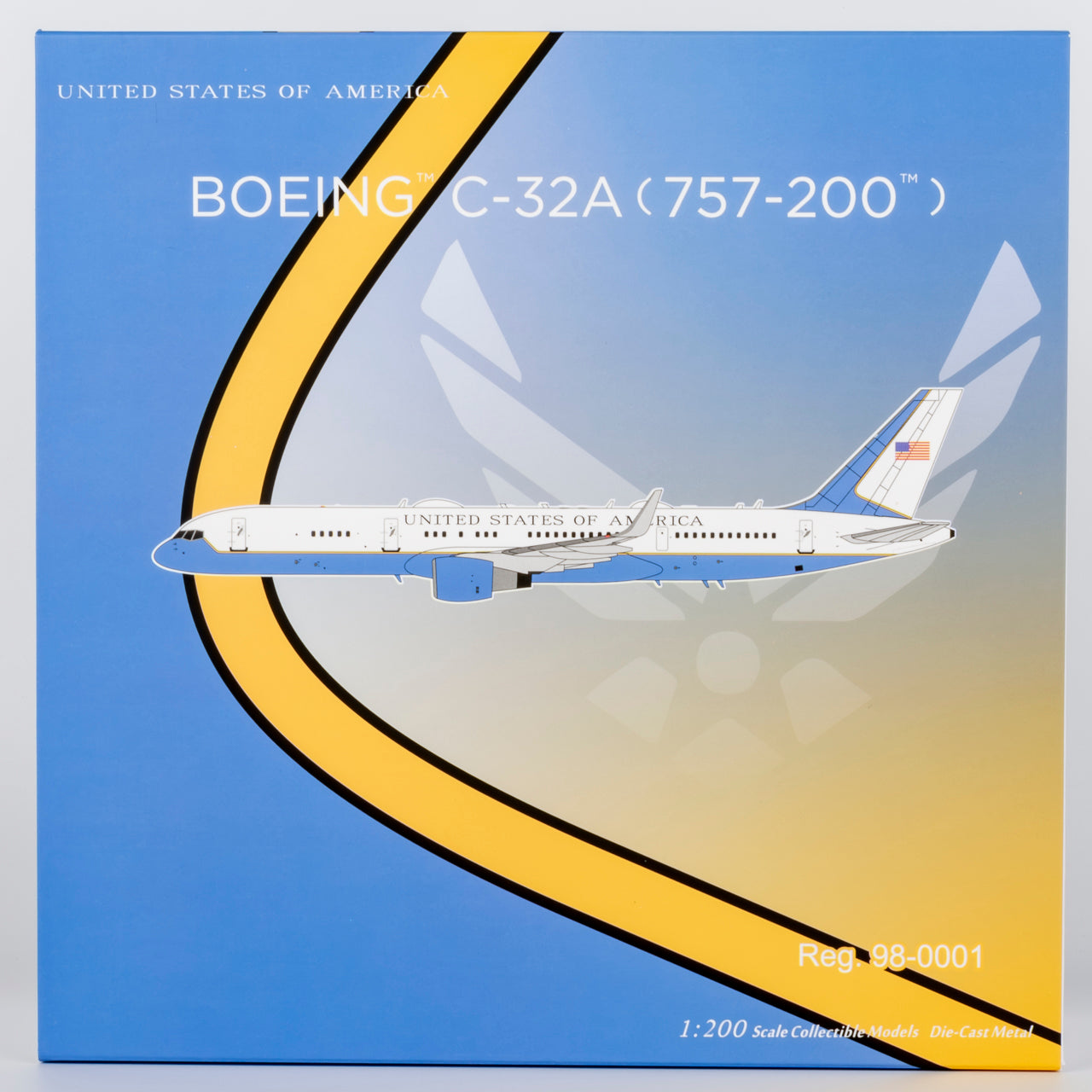 NG Models 1:200 USAF Boeing C-32A (757-200) 98-0001 42041