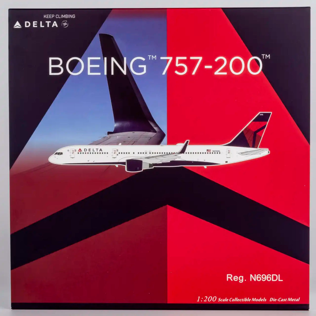 Pre-Order (RESTOCK) NG Models 1:200 Delta Air Lines Boeing 757-200 N696DL 42055