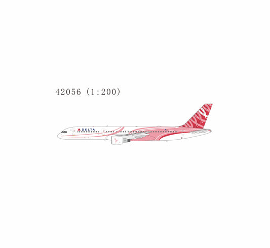 Pre-Order NG Models 1:200 Delta Air Lines Boeing 757-200 N610DL "Breast Cancer Awareness" 42056
