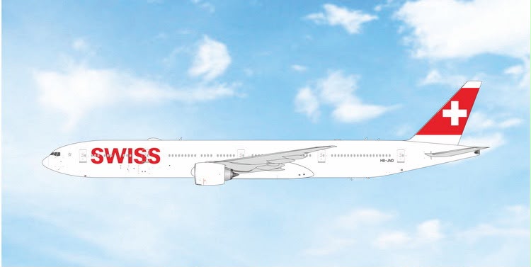 Pre-Order Phoenix Models 1:400 Swiss Boeing 777-300ER HB-JND 12130