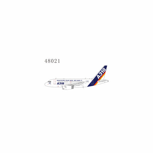 Pre-Order NG Models 1:400 Airbus Industrie A318 F-WWIB "What Ever Your Size, We Have It" 48021