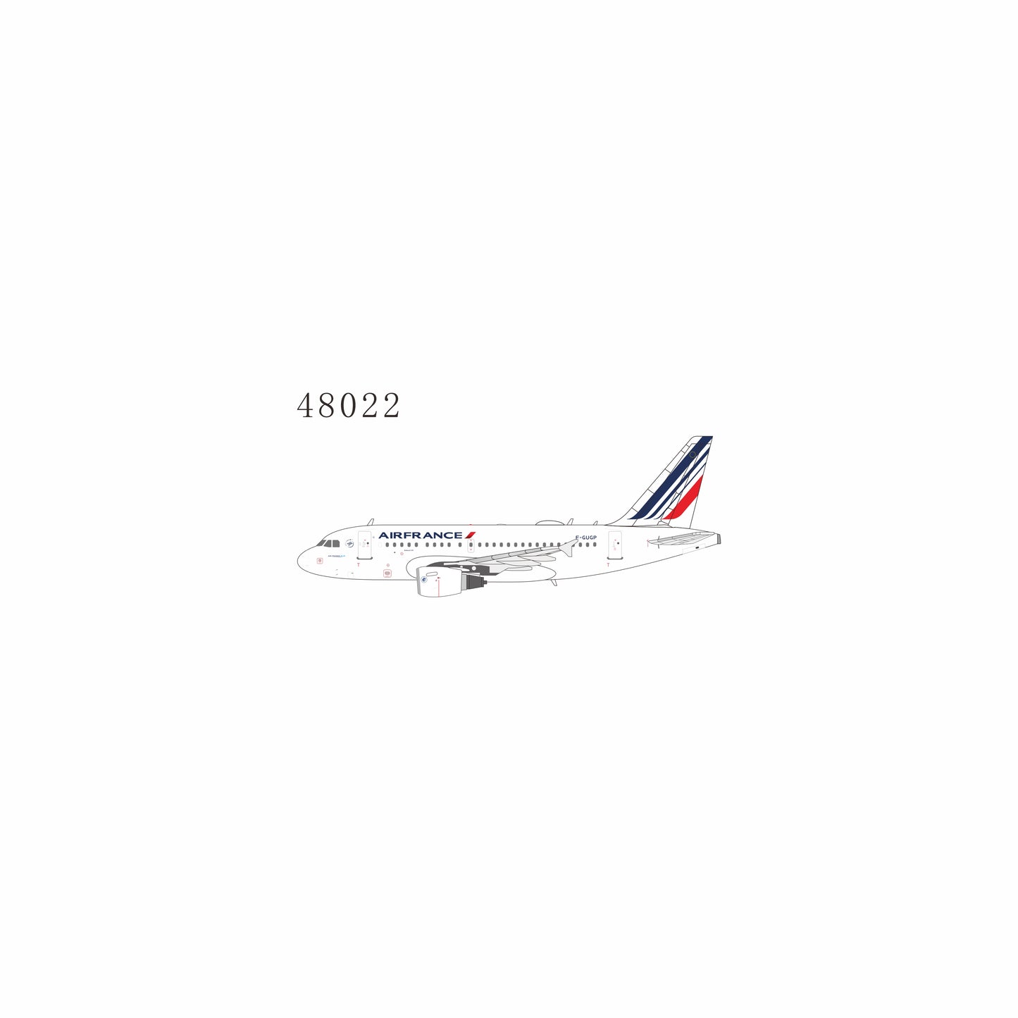 Pre-Order NG Models 1:400 Air France Airbus A318 F-GUGP 48022