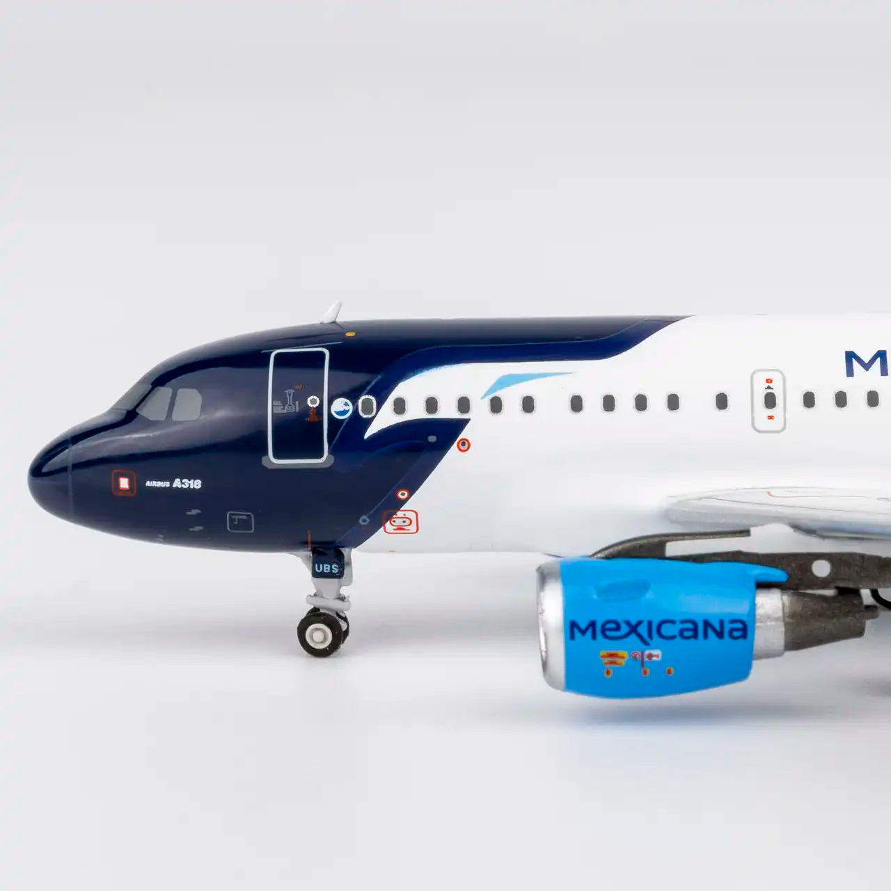 NG Models 1:400 Mexicana Airbus A318 XA-UBS 48028