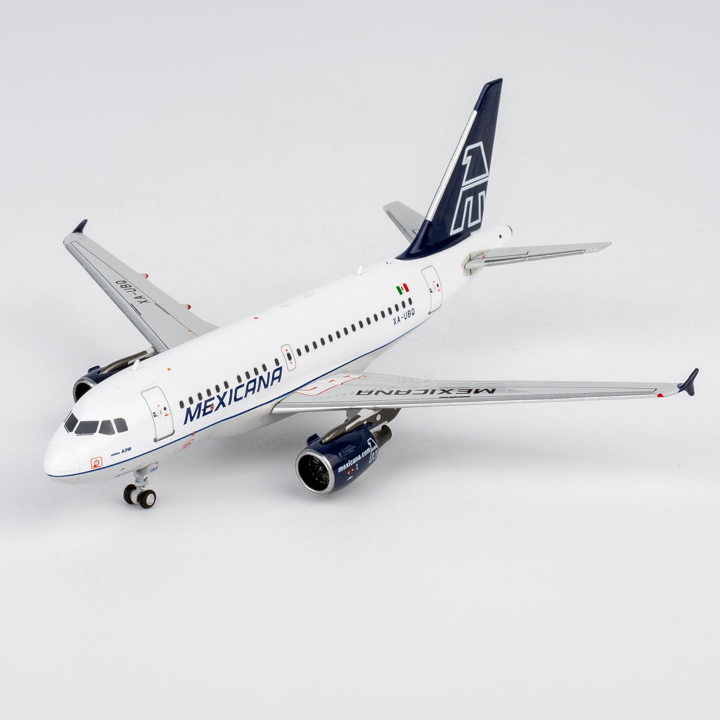 NG Models 1:400 Mexicana Airbus A318 XA-UBQ "Old Colors" 48029