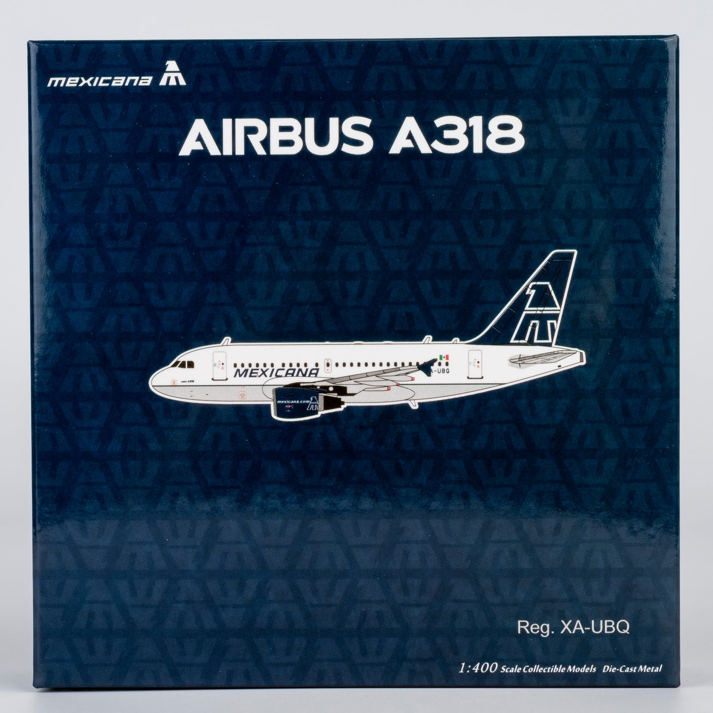 NG Models 1:400 Mexicana Airbus A318 XA-UBQ "Old Colors" 48029