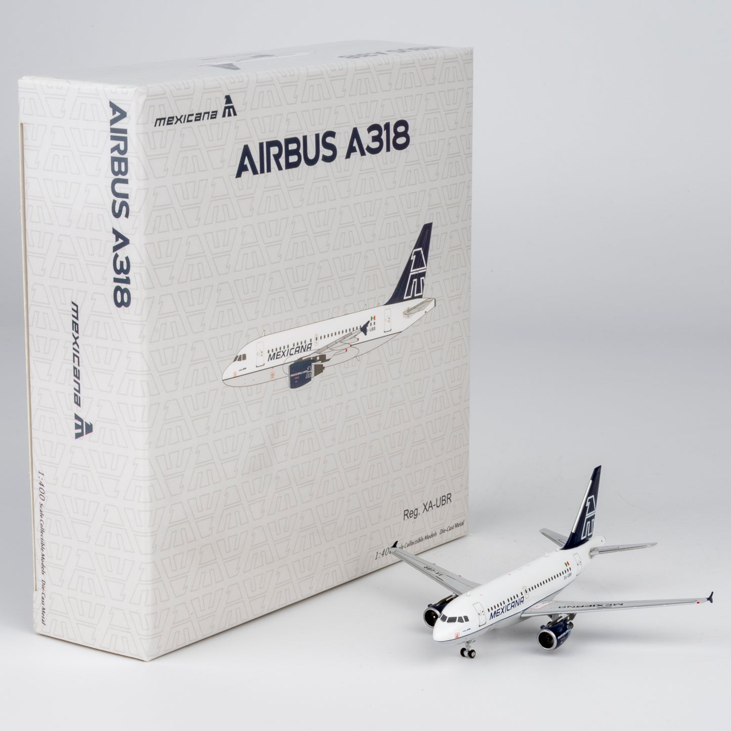 NG Models 1:400 Mexicana Airbus A318 XA-UBR "Old Colors" 48030