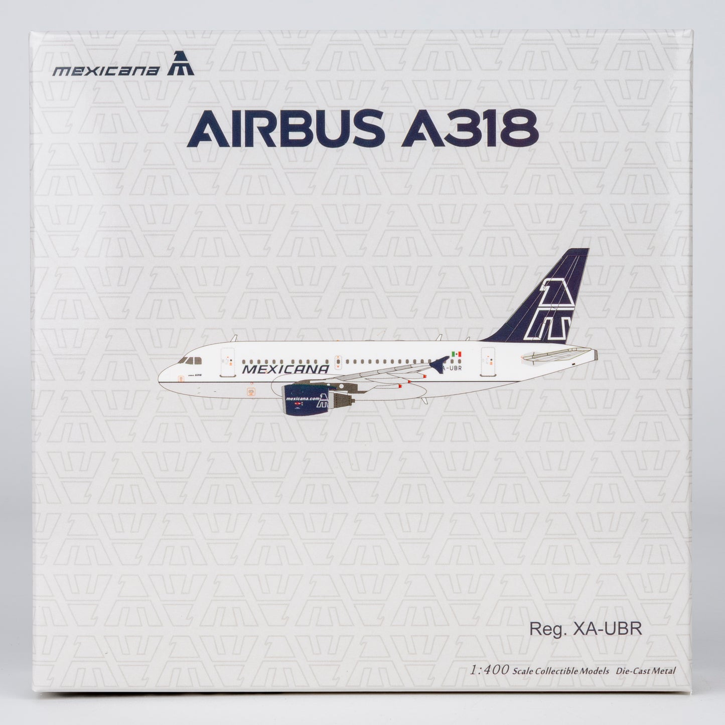 NG Models 1:400 Mexicana Airbus A318 XA-UBR "Old Colors" 48030