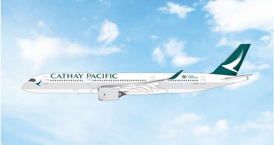 Pre-Order Phoenix Models 1:400 Cathay Pacific Airbus A350-900 B-LRV "80 Years" 04719
