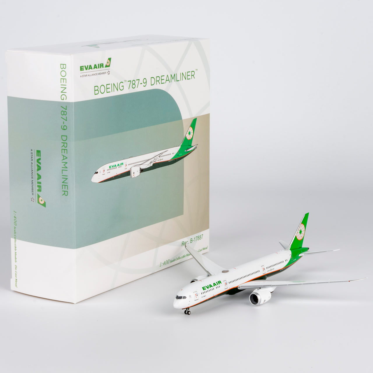 NG Models 1:400 Eva Airways Boeing 787-9 "revised livery" B-17887 NG 55141