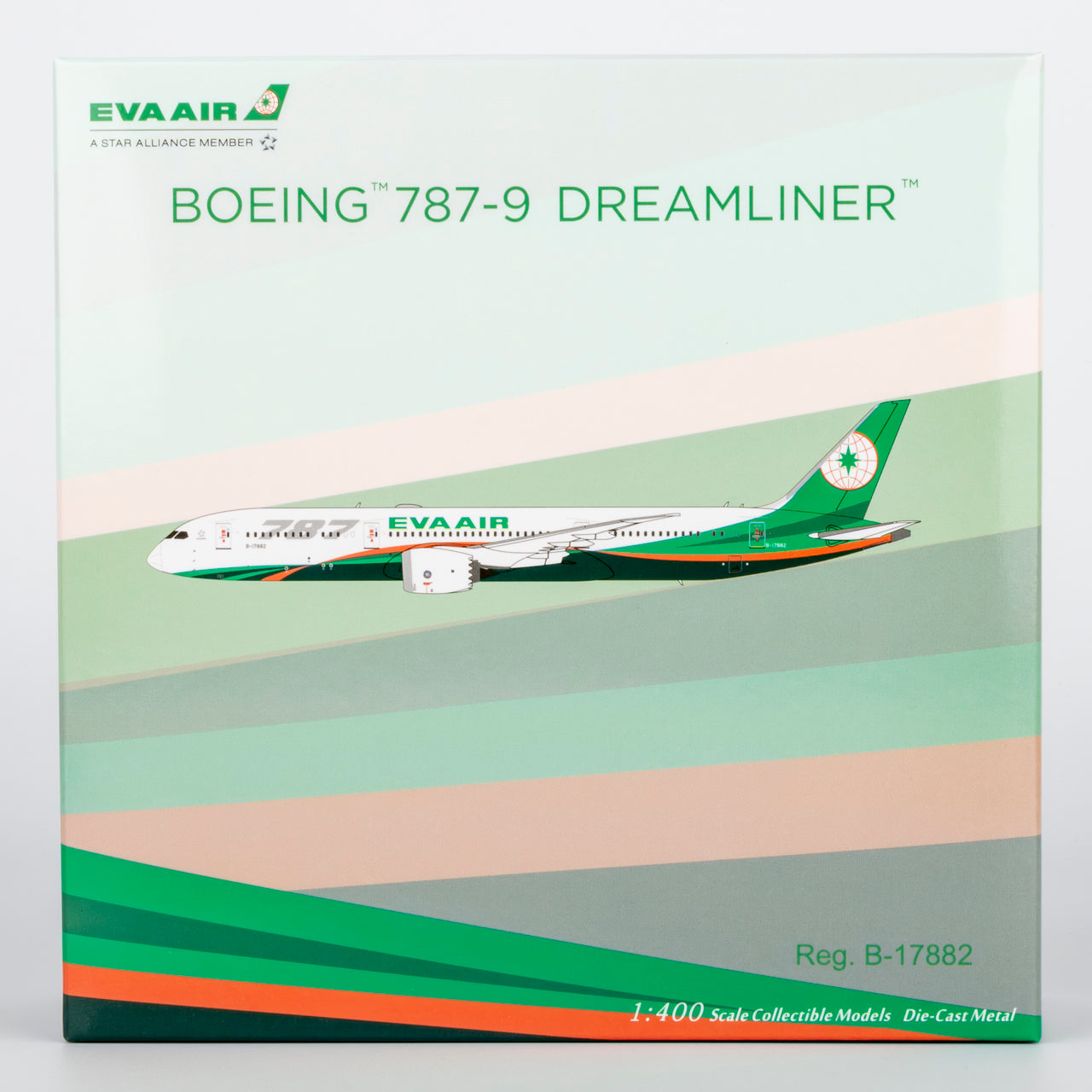 NG Models 1:400 Eva Airways Boeing 787-9 B-17882 55143